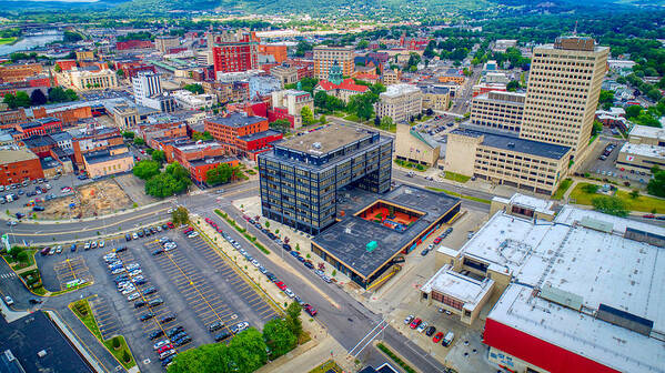 New York Art Print featuring the photograph Downtown Binghamton #1 by Anthony Giammarino