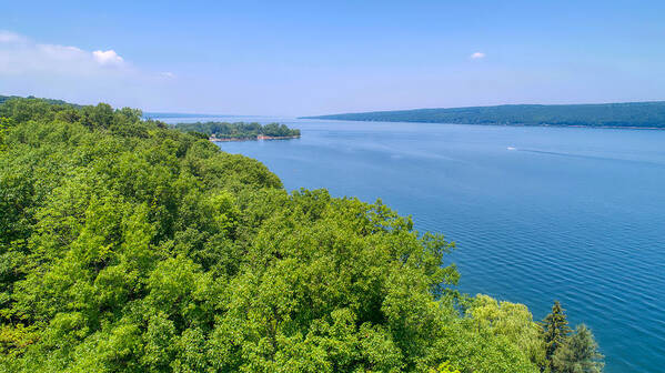 Sky Art Print featuring the photograph Cayuga Lake #2 by Anthony Giammarino