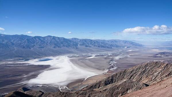 Landscape Art Print featuring the photograph Alkali Flats Death Valley by Allan Van Gasbeck