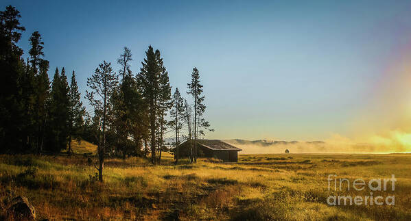 Yellowstone Art Print featuring the photograph Breathing Bliss by Phil Cappiali Jr