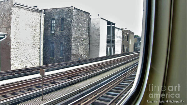 Chicago El Art Print featuring the photograph Riding The El #2 by Rosanne Licciardi