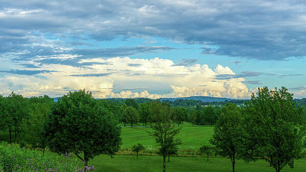 Clouds Art Print featuring the photograph Cloud View Lehigh Valley by Jason Fink