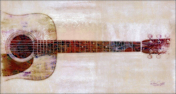 Guitar Art Print featuring the photograph Don't Fret It by Rene Crystal