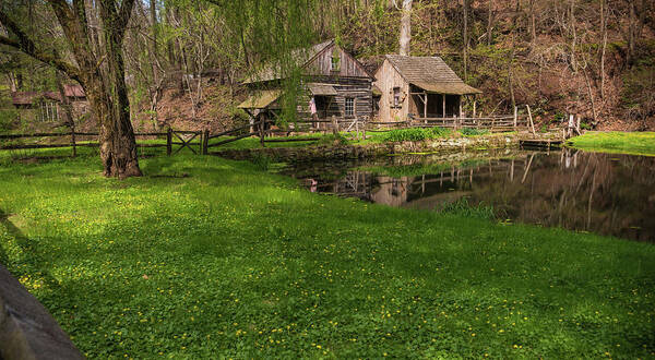 Bucks County Art Print featuring the photograph Mirror Mill by Kristopher Schoenleber