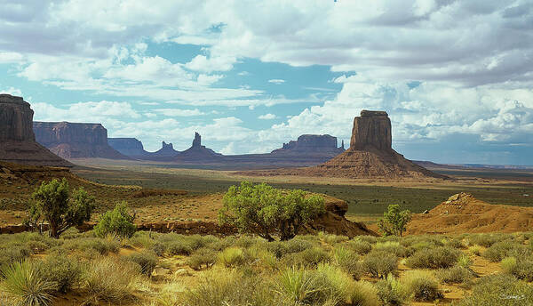 Monument Valley Art Print featuring the photograph Monument Valley 15 by Gordon Semmens