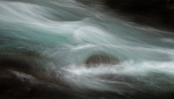 Rushing River Art Print featuring the photograph Rushing River by Jean Noren