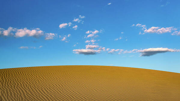 Desert Art Print featuring the photograph Sand And Sky by David Downs