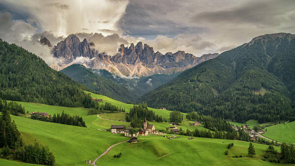 Alpine Art Print featuring the photograph Santa Maddalena by James Billings