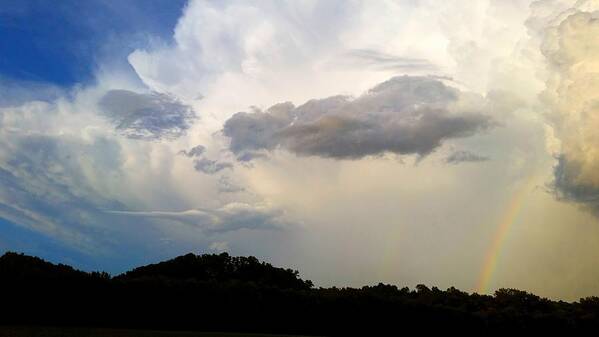 Weather Art Print featuring the photograph Shades of Sky by Ally White