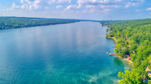 Finger Lakes Art Print featuring the photograph Summer On Keuka Lake by Anthony Giammarino