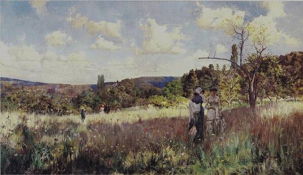 Stewart Art Print featuring the painting Summer by Reynold Jay
