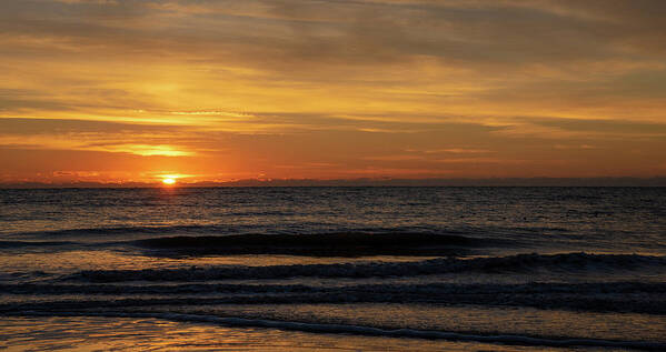 Sunrise Art Print featuring the photograph Sunrise Over Hilton Head Island No. 0338 by Dennis Schmidt