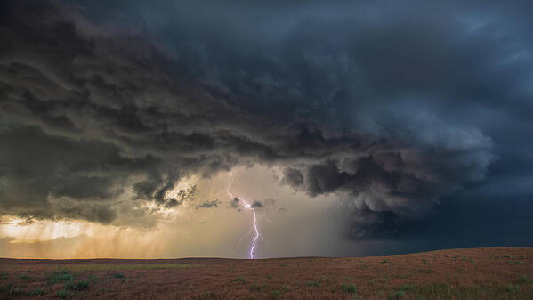 Storm Art Print featuring the photograph The Storm by Jun Zuo