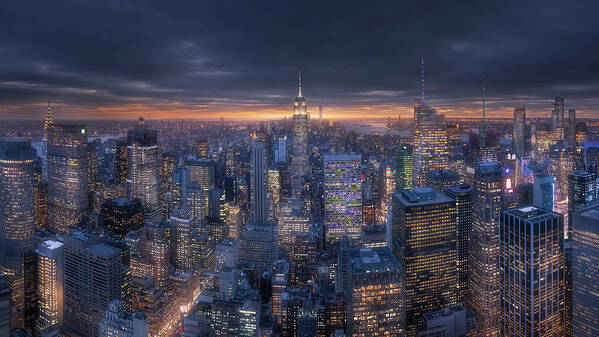 Manhattan Art Print featuring the photograph Top II by Carlos F. Turienzo