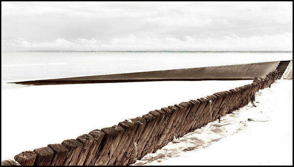 Estock Art Print featuring the digital art Utah Beach In Normandy by Massimo Ripani