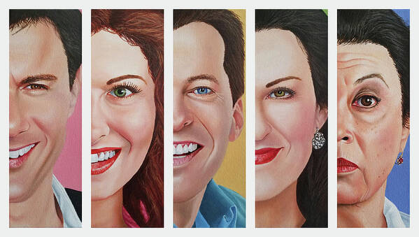 Will And Grace Art Print featuring the painting Will and Grace by Vic Ritchey