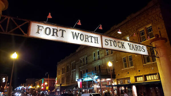 Ft. Worth Texas Art Print featuring the photograph Texas Flag silhouette #2 by Kenny Glover