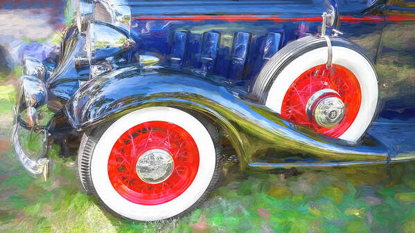 1933 Buick Series 60 Salon Sedan Art Print featuring the photograph 1933 Buick Series 60 Salon Sedan X102 by Rich Franco