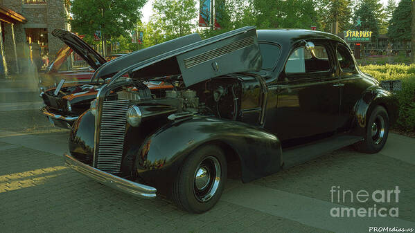 David Buick Art Print featuring the photograph 1937 Buick by PROMedias US