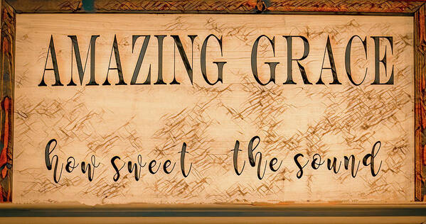 Amazing Grace Art Print featuring the photograph Amazing Grace, Earth Tones Version by Marcy Wielfaert