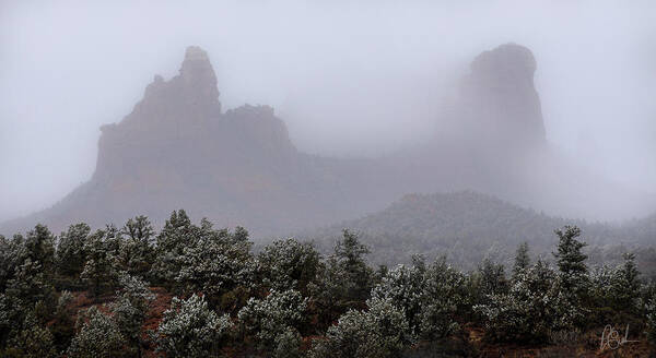 Sedona Art Print featuring the photograph Arising from the Mist by Peter Cutler
