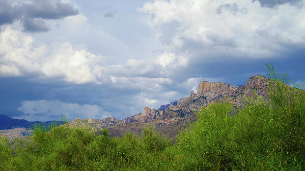 Arizona Art Print featuring the photograph Catalina Monsoon 25108 by Mark Myhaver