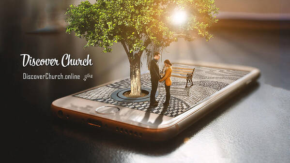  Art Print featuring the digital art Discover Church by Jorge Figueiredo