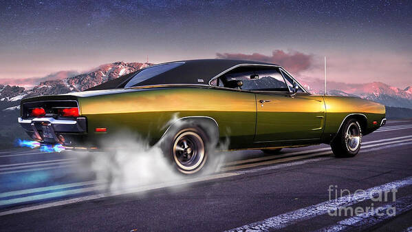 Dodge Art Print featuring the photograph Dodge Charger by Action