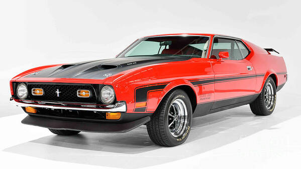 Ford Art Print featuring the photograph Ford Mach 1 by Action