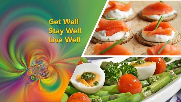 Get Well Art Print featuring the photograph Get Well, Stay Well, Live Well by Nancy Ayanna Wyatt