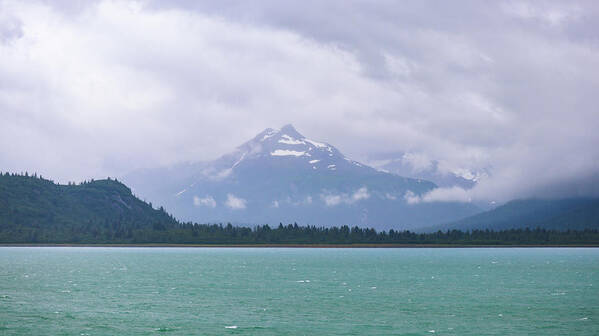 Alaska Art Print featuring the photograph Glacier Bay Mountain Majesty by Ed Williams