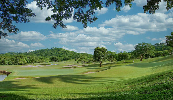 Costa Rica Art Print featuring the photograph Jungle Golf Course in Costa Rica by Darryl Brooks