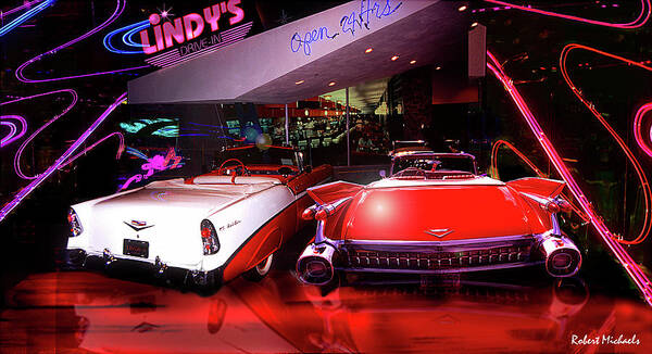  Art Print featuring the photograph Lindy's Drive-In by Robert Michaels