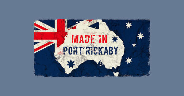 Port Rickaby Art Print featuring the digital art Made in Port Rickaby, Australia by TintoDesigns