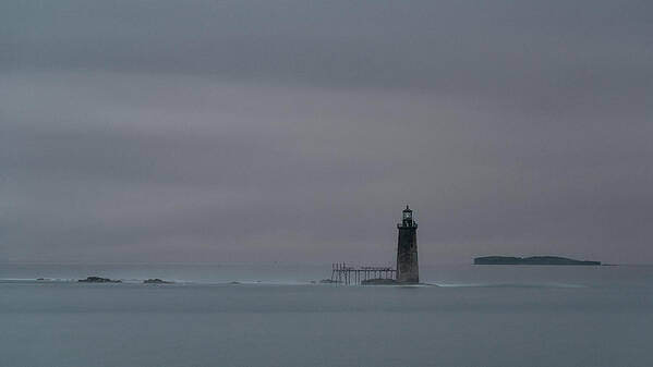 Maine Art Print featuring the photograph Ram Island Ledge Light Station 3 by Robert Fawcett