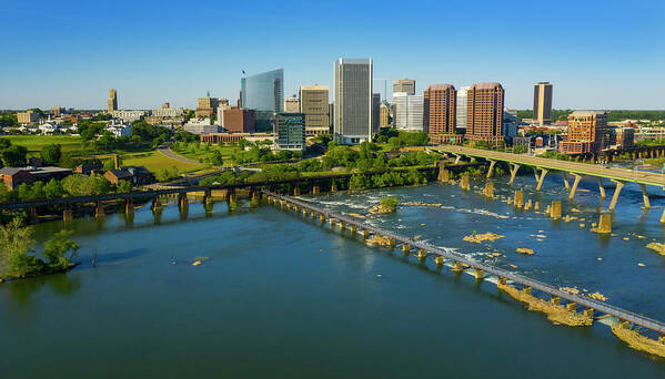 Richmond Art Print featuring the photograph Rva 025 by Richmond Aerials