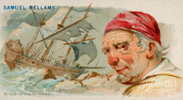 1888 Art Print featuring the photograph Samuel Bellamy, English Pirate by Science Source