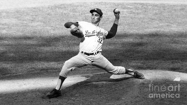 Sandy Art Print featuring the photograph Sandy Koufax by Action