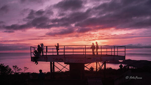 Bonito Point Art Print featuring the photograph Sunset at Bonito Point by Alexander Fedin