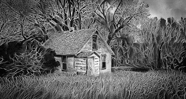 House Art Print featuring the photograph The Ol' Homestead by Debra Kewley