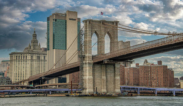  Art Print featuring the photograph The View From Brooklyn, NYC by Marcy Wielfaert