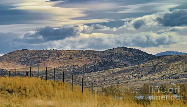 Landscape Art Print featuring the photograph Western Landscape USA Wyoming by Chuck Kuhn