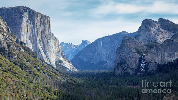 Yosemite Valley From Tunnel View Art Print featuring the photograph Yosemite Valley from Tunnel View by Dustin K Ryan