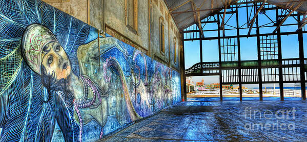 Casino Walkway Art Print featuring the photograph Asbury Park Casino And Carousel House #1 by Lee Dos Santos