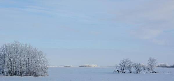 Landscape Art Print featuring the photograph Prairie Winter #1 by Ellery Russell