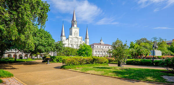 Architecture Art Print featuring the photograph Saint Louis Cathedral #1 by Raul Rodriguez