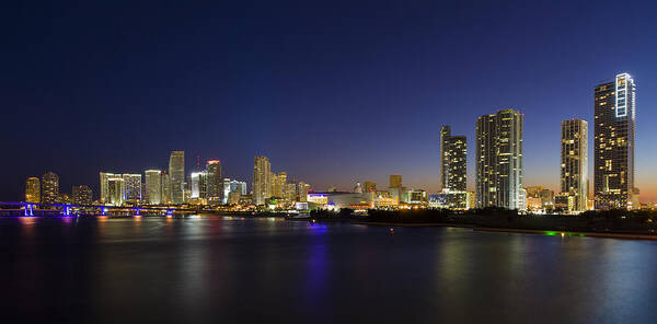 Architecture Art Print featuring the photograph Miami Downtown Skyline #14 by Raul Rodriguez