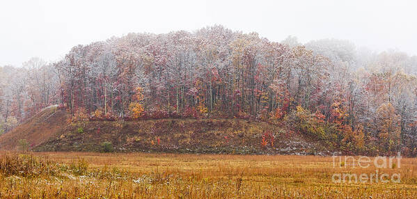 West Art Print featuring the photograph Autumn in West Virginia by Les Palenik