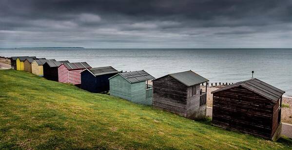 Tranquility Art Print featuring the photograph Beach Huts by James Waghorn