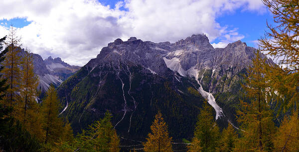 Sutirol Art Print featuring the photograph Dolomites in the Fall by Matt Swinden